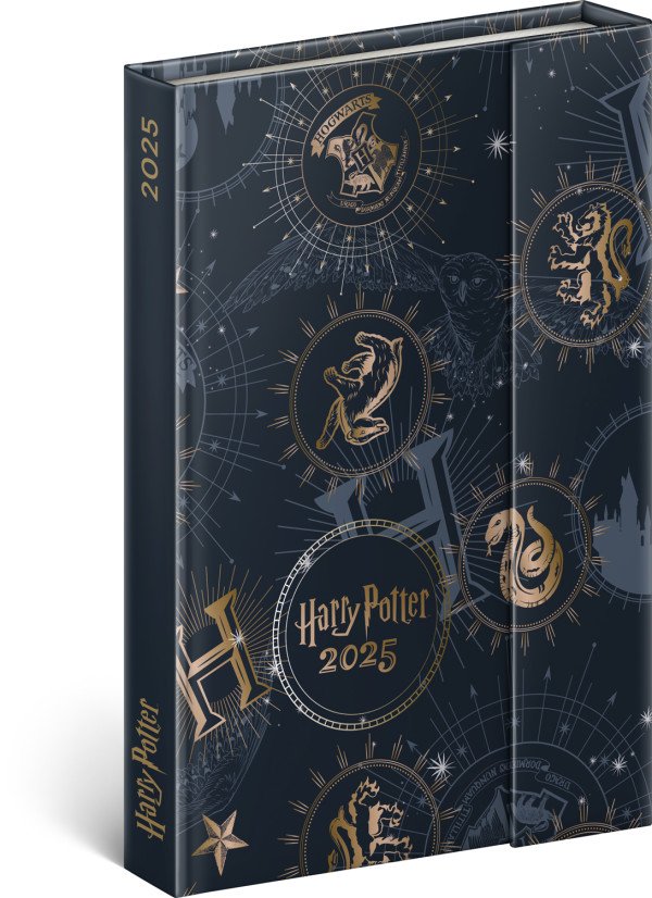 Týždenný magnetický diár Harry Potter 2025