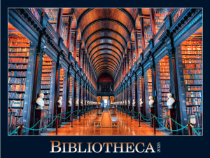 Nástenný kalendár Bibliotheca 2025 - Reklamnepredmety