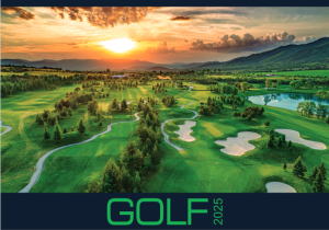 Nástenný kalendár Golf 2025 - Reklamnepredmety