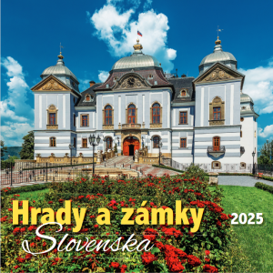 Nástenný kalendár Hrady a zámky Slovenska 2025 - Reklamnepredmety