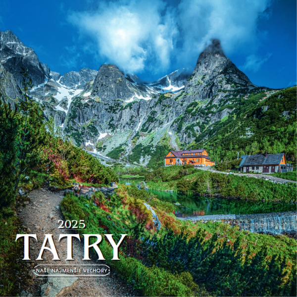 Nástenný kalendár Tatry štvorec 2025