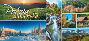 Stolový kalendár Poézia Slovenska 2025 - Reklamnepredmety
