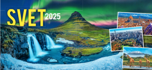 Stolový kalendár Svet 2025 - Reklamnepredmety