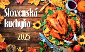 Stolový kalendár Slovenská kuchyňa 2025 - Reklamnepredmety