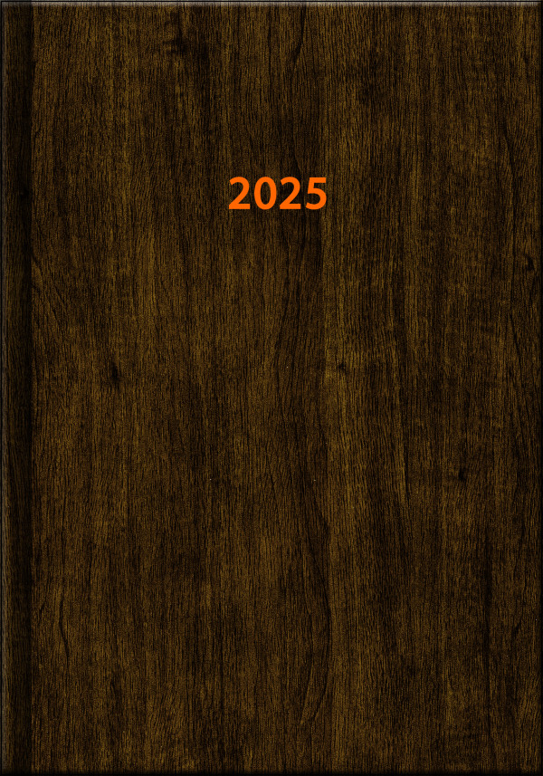 Denný diár A5 - WOOD 2025