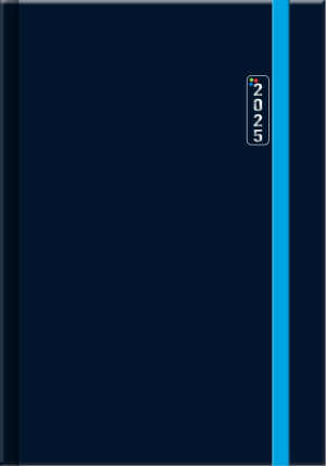 Denný diár A5 - VERONA s gumkou 2025 - Reklamnepredmety