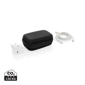 Nabíjacia sada 3ks Surge 20W USB C z RCS recykl. plastu - Reklamnepredmety