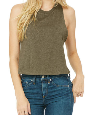 BL6682 Women´s Racerback Cropped Tank - Reklamnepredmety