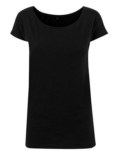 BY039 Ladies Wideneck Tee