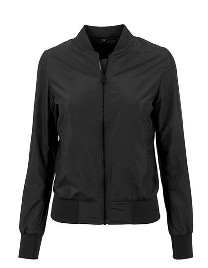 BY044 Ladies Nylon Bomber Jacket