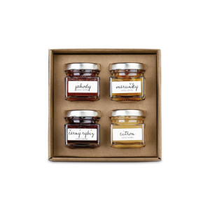 JAM GIFT BOX. Výber džemov v darčekovej krabičke - Reklamnepredmety