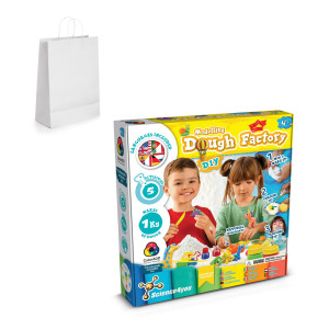 Modeling Dough Factory Kit III. Vzdelávacia hra pre deti dodáva sa s darčekovou taškou z kraftového papiera (100 g/m²) - Reklamnepredmety