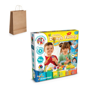 Modeling Dough Factory Kit IV. Vzdelávacia hra pre deti dodáva sa s darčekovou taškou z kraftového papiera (115 g/m²) - Reklamnepredmety