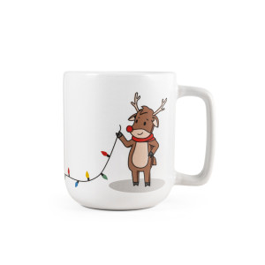 REINDEER. Hrnček s vianočnou potlačou 330 ml - Reklamnepredmety