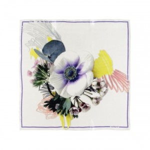 Silk scarf Madeleine White - Reklamnepredmety