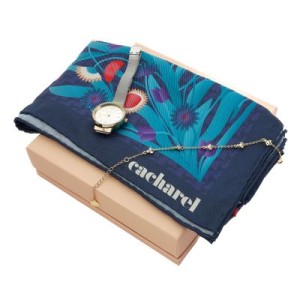 Set Cacharel (watch, bracelet & scarf) - Reklamnepredmety