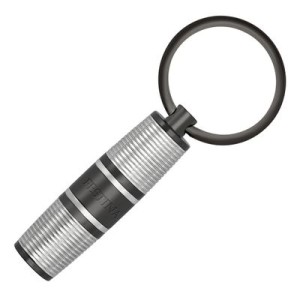 Key ring Bold Stripe Chrome & Gun - Reklamnepredmety