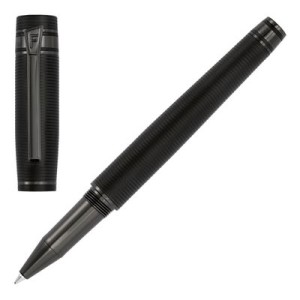 Rollerball pen Bold Stripe Black - Reklamnepredmety