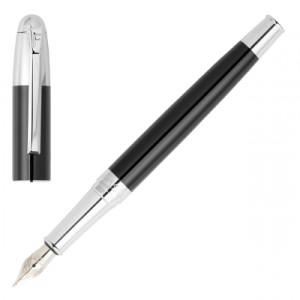 Fountain pen Classicals Chrome Black - Reklamnepredmety