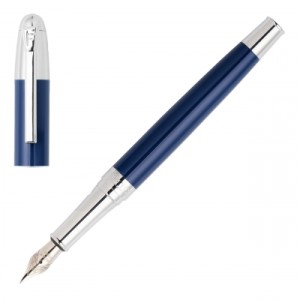 Fountain pen Classicals Chrome Blue - Reklamnepredmety