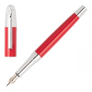 Fountain pen Classicals Chrome Red - Reklamnepredmety