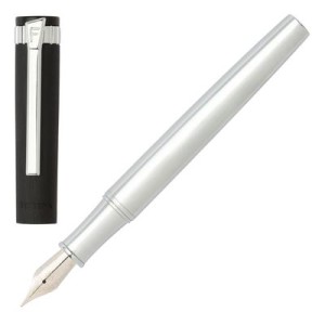 Fountain pen Prestige Chrome Black - Reklamnepredmety