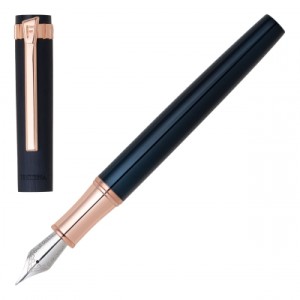 Fountain pen Prestige Rose Gold Navy - Reklamnepredmety