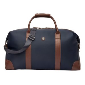 Travel bag Button Navy & Brown - Reklamnepredmety