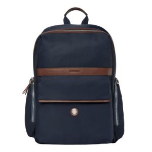 Backpack Button Navy & Brown - Reklamnepredmety