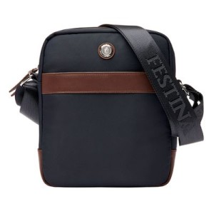 Reporter bag Button Navy & Brown - Reklamnepredmety