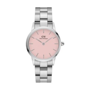 Watch Iconic Link Silver&Pastel-pink D28 - Reklamnepredmety