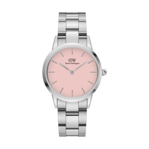 Watch Iconic Link Silver&Pastel-pink D32 - Reklamnepredmety