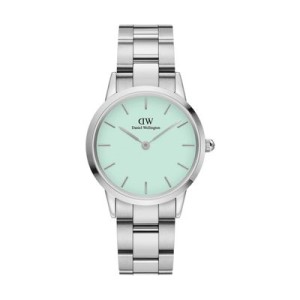 Watch Iconic Link Silver&Pastel-green D32 - Reklamnepredmety