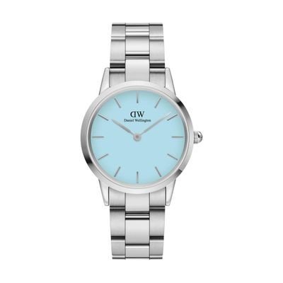 Watch Iconic Link Silver&Pastel-blue D32