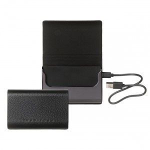 Card holder + Power bank Storyline Black - Reklamnepredmety