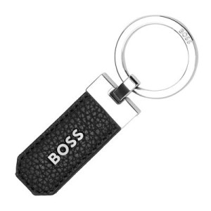 Key ring Classic Grained Black - Reklamnepredmety