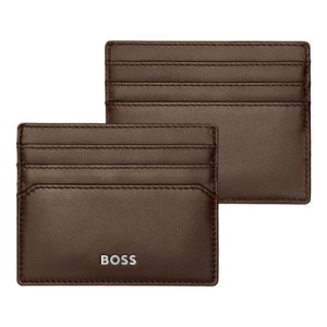 Card holder Classic Smooth Brown - Reklamnepredmety