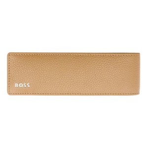 Double pen pouch Classic Grained Camel - Reklamnepredmety