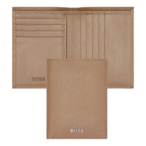 Folding card holder Classic Grained Camel - Reklamnepredmety