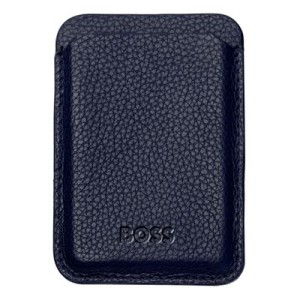 Card holder with Magnet Mobile Classic Grained Navy - Reklamnepredmety