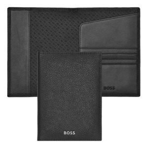 Passport holder Classic Grained Black - Reklamnepredmety