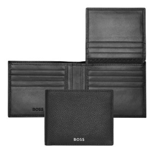 Wallet with flap Classic Grained Black - Reklamnepredmety