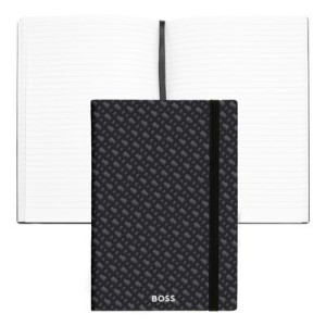 Notebook A5 Monogram Grey Lined - Reklamnepredmety