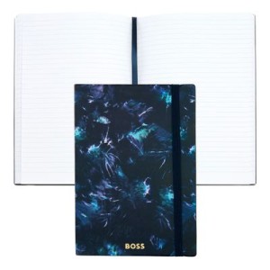 Notebook A5 Tie-dye Flower Navy Lined - Reklamnepredmety