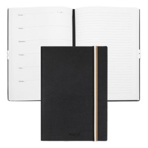 Notebook A5 Iconic Black Agenda - Reklamnepredmety