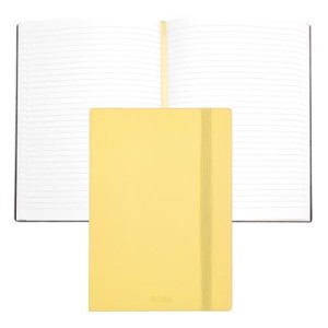 Notebook A5 Pastel Classic Light Yellow Lined - Reklamnepredmety