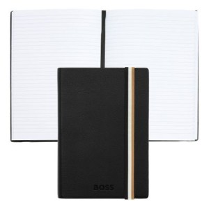 Notebook A6 Iconic Black Lined - Reklamnepredmety