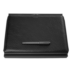 Set HUGO BOSS (rollerball pen & conference folder A4) - Reklamnepredmety