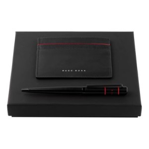 Set HUGO BOSS (ballpoint pen & card holder) - Reklamnepredmety