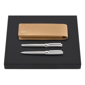 Set HUGO BOSS (ballpoint pen, fountain pen & case) - Reklamnepredmety